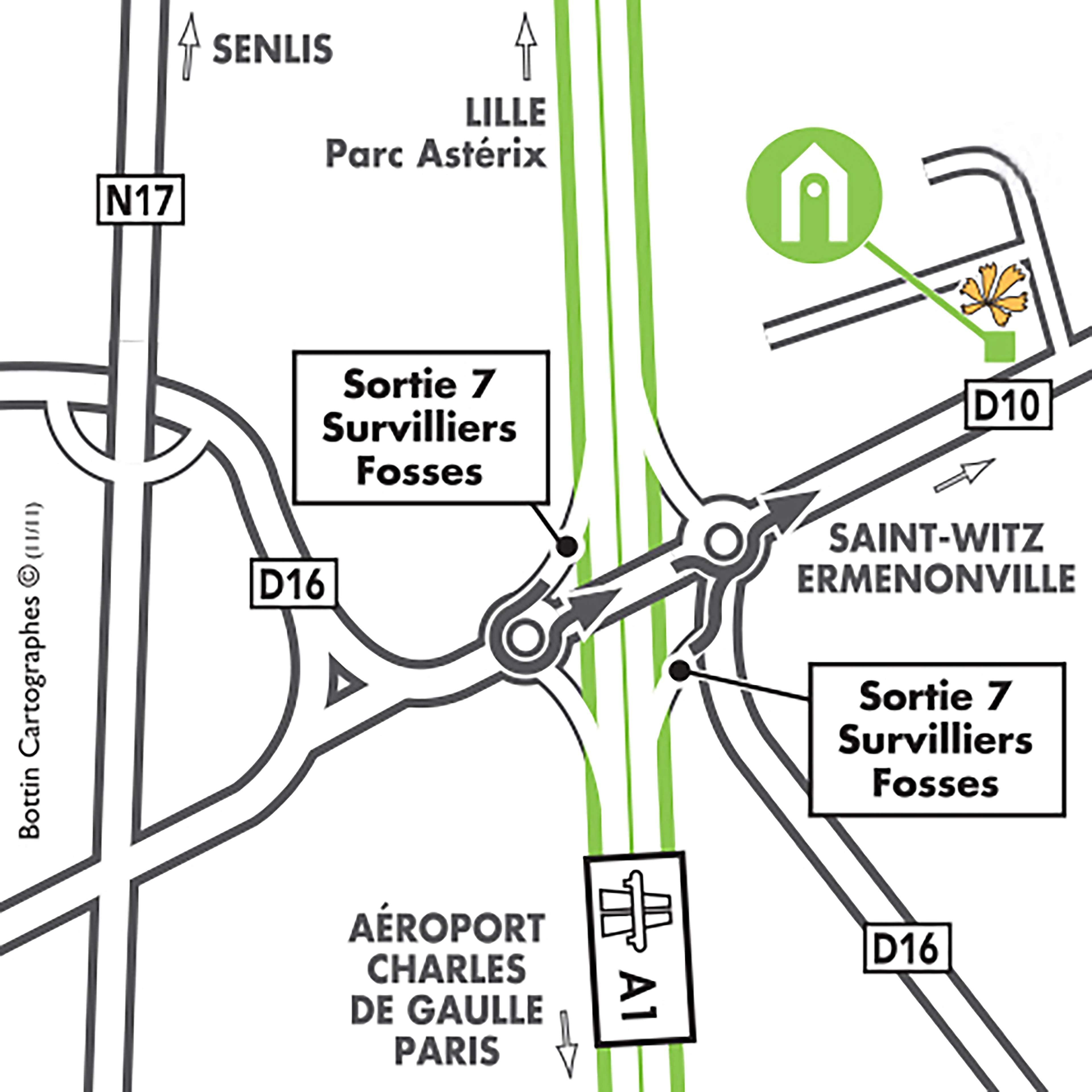 B&B Hotel Roissy - Saint Witz Ex-Campanile Roissy - Saint Witz Экстерьер фото